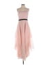 Halston Heritage Pink Cocktail Dress Size 8 - photo 1