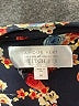 Amour Vert 100% Silk Floral Blue 3/4 Sleeve Silk Top Size M - photo 7