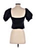 STAUD Black Short Sleeve Top Size M - photo 2