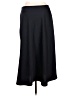 Nine West Solid Black Casual Skirt Size L - photo 2