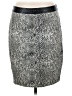 Guess Animal Print Silver Casual Skirt Size 8 - photo 1