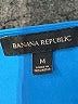 Banana Republic 100% Polyester Blue Long Sleeve Blouse Size M - photo 7