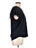 Adrianna Papell Black Short Sleeve Top Size L - photo 4