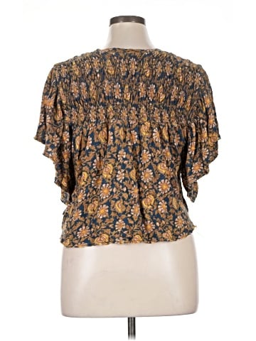 Free People Short Sleeve Blouse (view 2)