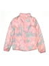 Lands' End 100% Polyester Print Pink Track Jacket Size 10 - 12 - photo 2