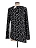 Christopher & Banks Black Long Sleeve Blouse Size L - photo 2