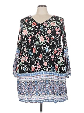 Suzanne Betro 3/4 Sleeve Blouse (view 1)