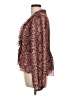 Haver 100% Polyester Burgundy Pink Long Sleeve Blouse Size L - photo 5