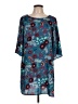 Bebop 100% Polyester Paisley Teal Casual Dress Size L - photo 1