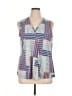 Dana Buchman Blue Sleeveless Blouse Size XL - photo 1