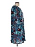 Bebop 100% Polyester Paisley Teal Casual Dress Size L - photo 4