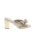 Lulus Tweed Gold Sandals Size 7 - photo 1
