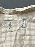 Unbranded Checkered-gingham Yellow Short Sleeve Button-Down Shirt Size 8 (estimated) - photo 3