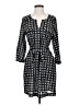 Daniel Rainn 100% Polyester Print Black Casual Dress Size S - photo 1