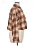 No Comment Plaid Brown Long Sleeve Blouse Size XL - photo 4