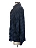 CAbi Checkered-gingham Blue Long Sleeve Button-Down Shirt Size S - photo 5
