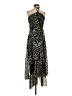 Metro 22 100% Polyester Animal Print Black Cocktail Dress Size S - photo 1