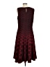 Chadwicks Argyle Burgundy Cocktail Dress Size L - photo 2