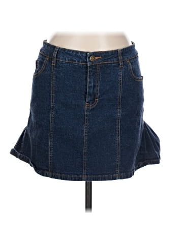 Thalia Sodi Denim Skirt (view 1)
