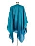 Eileen Fisher Teal Poncho One size - photo 2