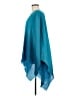 Eileen Fisher Teal Poncho One size - photo 5