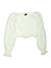 Aqua 100% Polyester Ivory Long Sleeve Blouse Size XL (youth) - photo 1