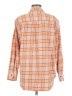 Aerie Plaid Orange Long Sleeve Button-Down Shirt Size M - photo 2