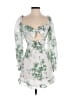 Indikah White Cocktail Dress Size 6 - photo 1