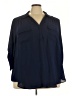 Torrid Blue 3/4 Sleeve Blouse Size 4X Plus (4) - photo 1