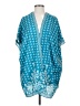Max Studio 100% Polyester Teal Blue Kimono Size S - photo 1