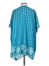Max Studio 100% Polyester Teal Blue Kimono Size S - photo 2