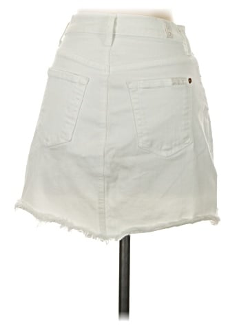 7 For All Mankind Denim Skirt (view 2)