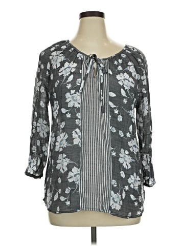 Fred David 3/4 Sleeve Blouse (view 1)