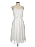 ASOS 100% Polyester Solid White Casual Dress Size 8 - photo 1