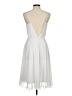 ASOS 100% Polyester Solid White Casual Dress Size 8 - photo 2