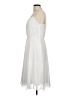 ASOS 100% Polyester Solid White Casual Dress Size 8 - photo 5