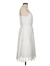 ASOS 100% Polyester Solid White Casual Dress Size 8 - photo 4