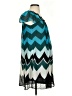 Unbranded Chevron-herringbone Teal Blue Casual Dress Size S - photo 4