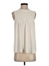 Ann Taylor Ivory Sleeveless Blouse Size S - photo 1