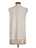 Ann Taylor Ivory Sleeveless Blouse Size S - photo 2