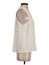 Ann Taylor Ivory Sleeveless Blouse Size S - photo 4