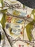 Odille Print Yellow Long Sleeve Button-Down Shirt Size 12 - photo 7