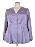 Torrid Purple 3/4 Sleeve Blouse Size 3X Plus (3) - photo 1
