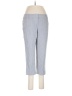 Talbots Stripes Gray Casual Pants Size 8 (petite) - photo 1