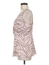 CAbi 100% Polyester Pink Sleeveless Blouse Size 8 - photo 5