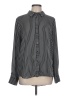 Laundry by Shelli Segal 100% Polyester Stripes Black Long Sleeve Blouse Size L - photo 1