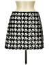 Rachel Zoe 100% Polyester Houndstooth Black Formal Skirt Size 6 - photo 1