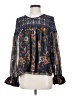 Pencey Blue Long Sleeve Blouse Size S - photo 1