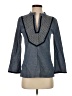 Tory Burch 100% Cotton Gray Blue Long Sleeve Blouse Size 0 - photo 1