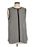 Vince Camuto 100% Polyester Black Sleeveless Blouse Size M - photo 1